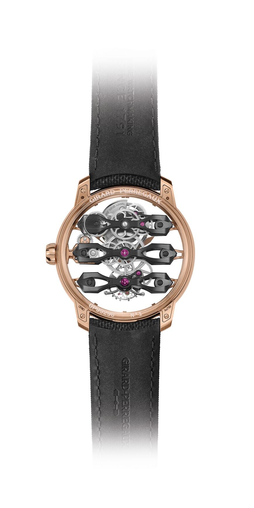 Tourbillon with Three Flying Bridges