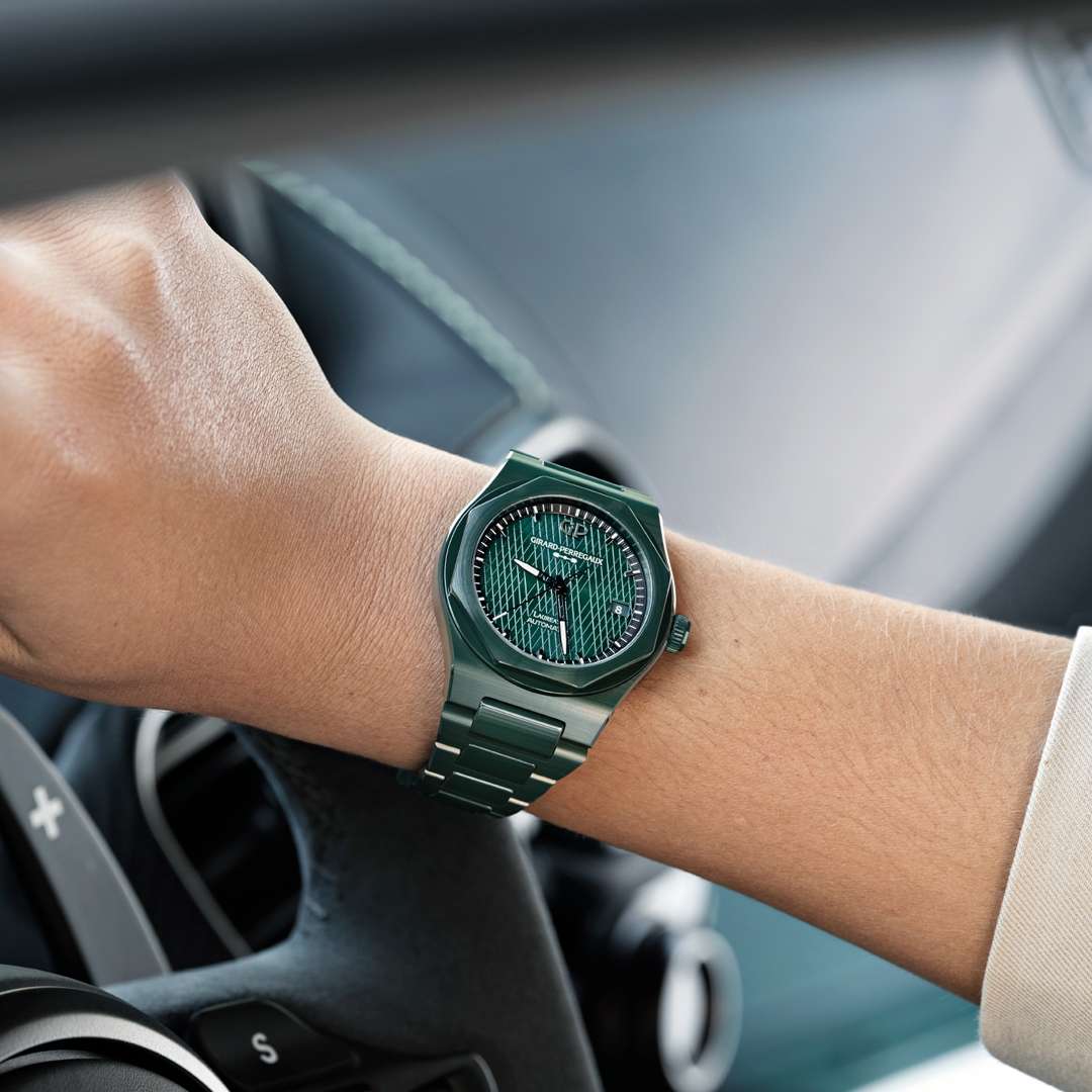 Laureato 38 mm Green Ceramic Aston Martin Edition