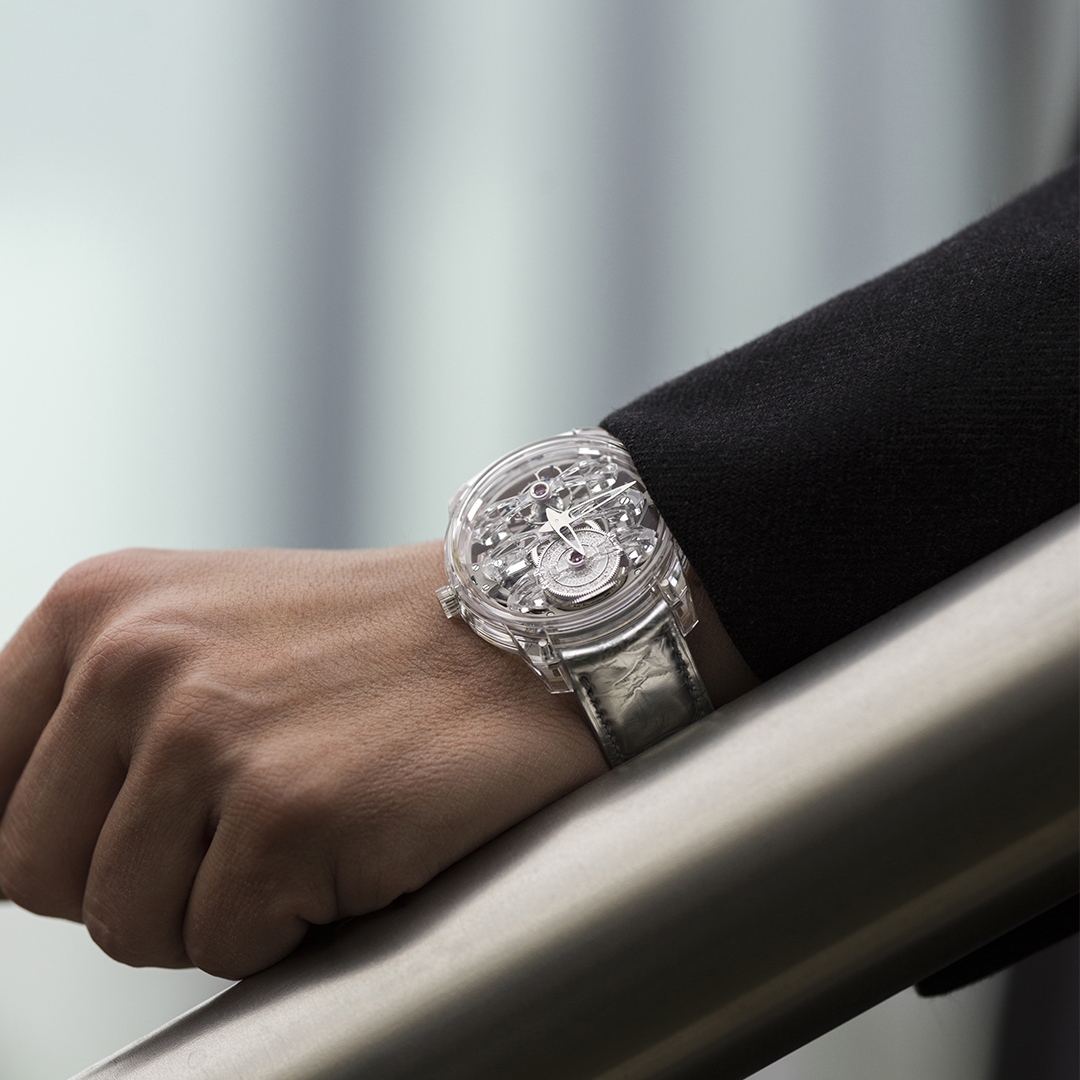 Quasar Light Tourbillon with Three Bridges